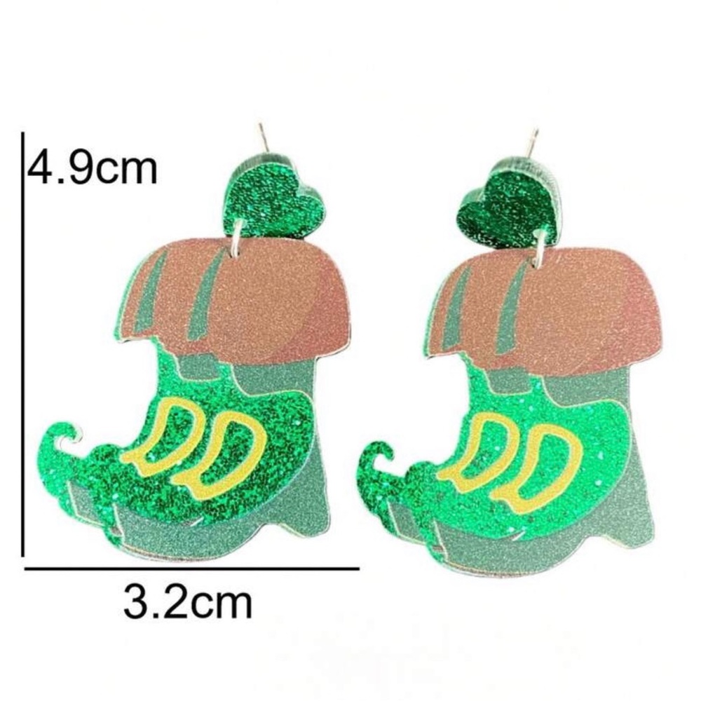 “Buy Now” price for one pair of St Patrick’s Day earrings Your choice - Picture 4 of 5